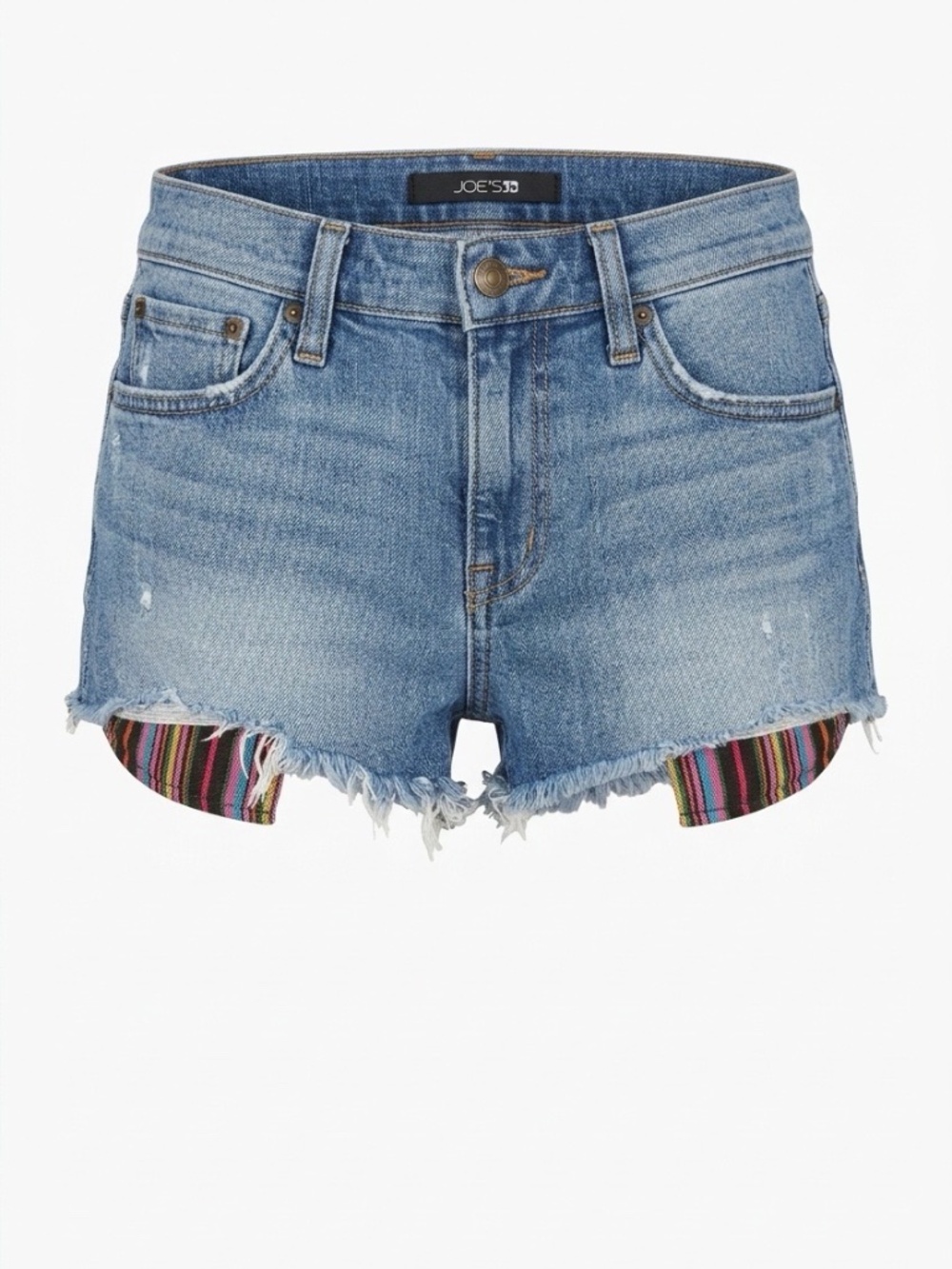 Joe's Jeans Kiana Distressed Frayed Hem Cut Off Denim Shorts - size 26